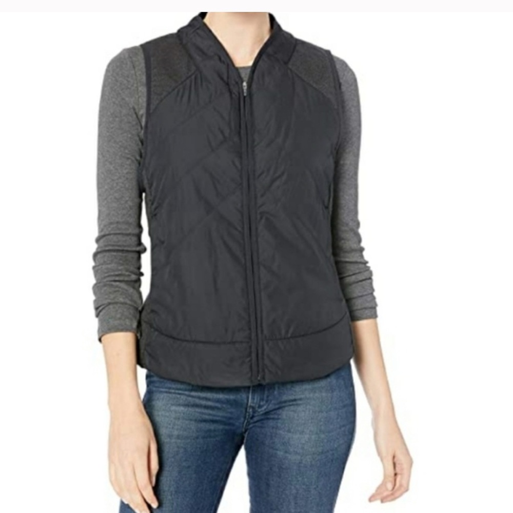 Prana Polar Breeze Black Vest Size M